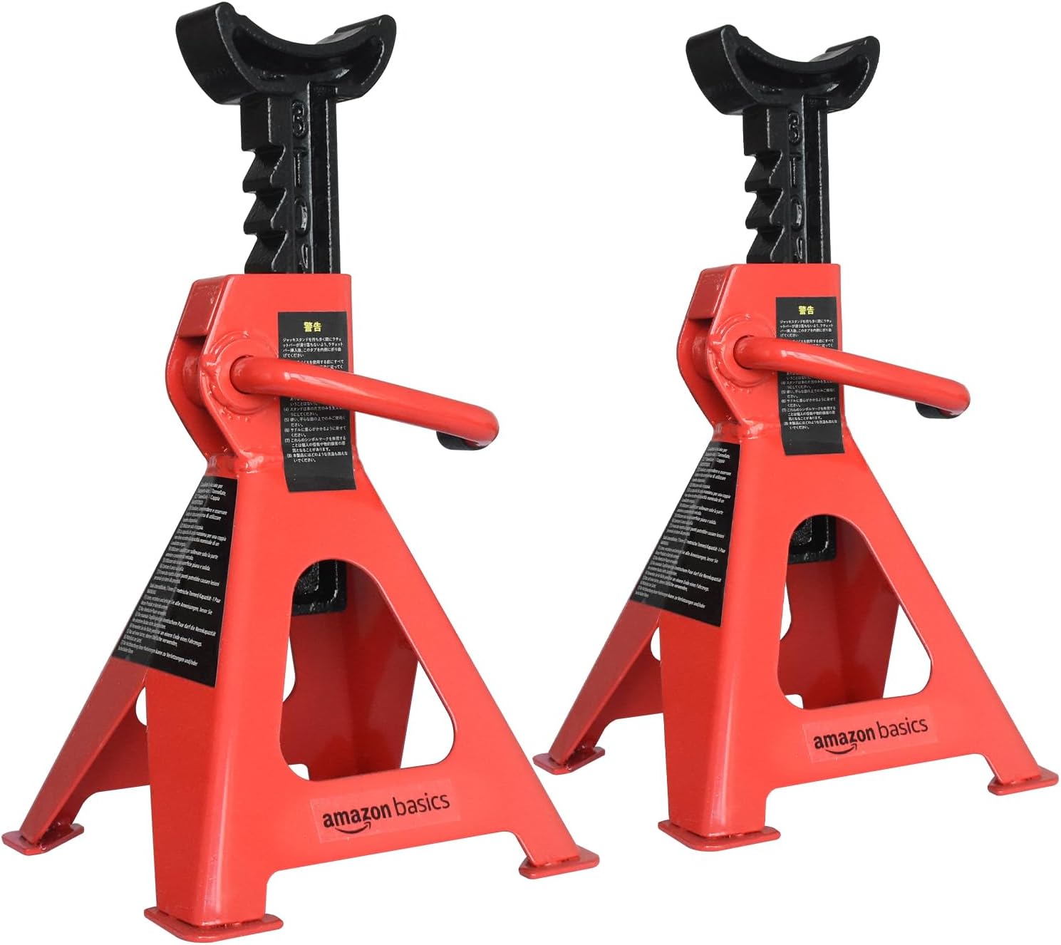Steel Jack Stands (3-Ton Pair)