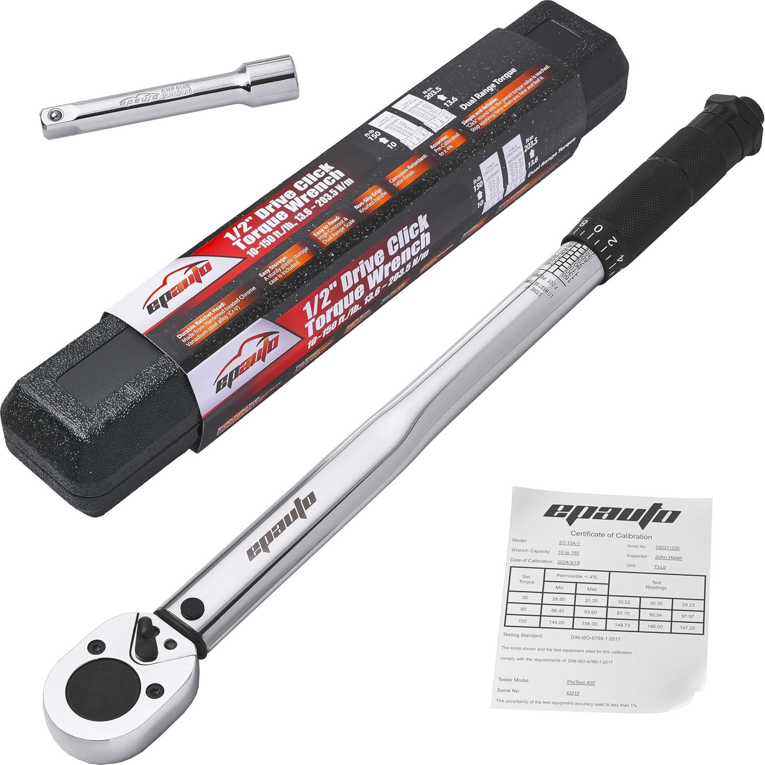 1/2-Inch Drive Click Torque Wrench