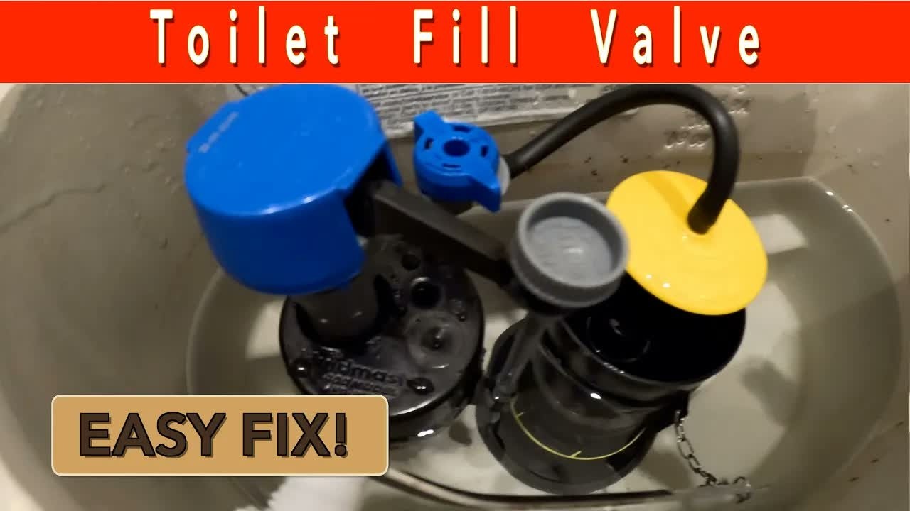 Fix a Running Toilet in 10 Minutes | Toilet Repair - Replace Fill Valve
